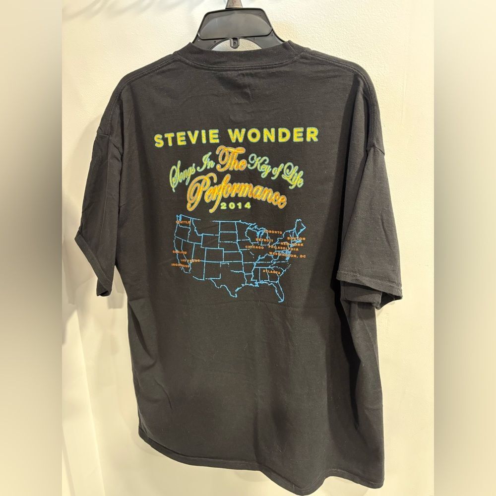 Stevie Wonder Songs in the Key of Life Graphic 2014 Concert Tee
